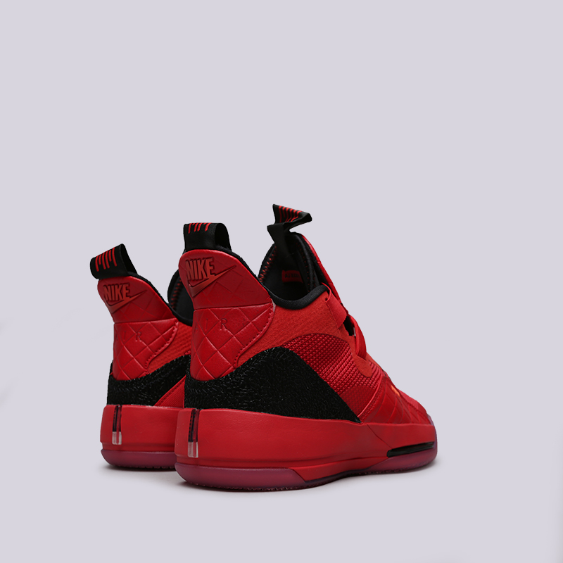 женские красные баскетбольные кроссовки Jordan 33 (GS) AQ9244-600 - цена, описание, фото 4
