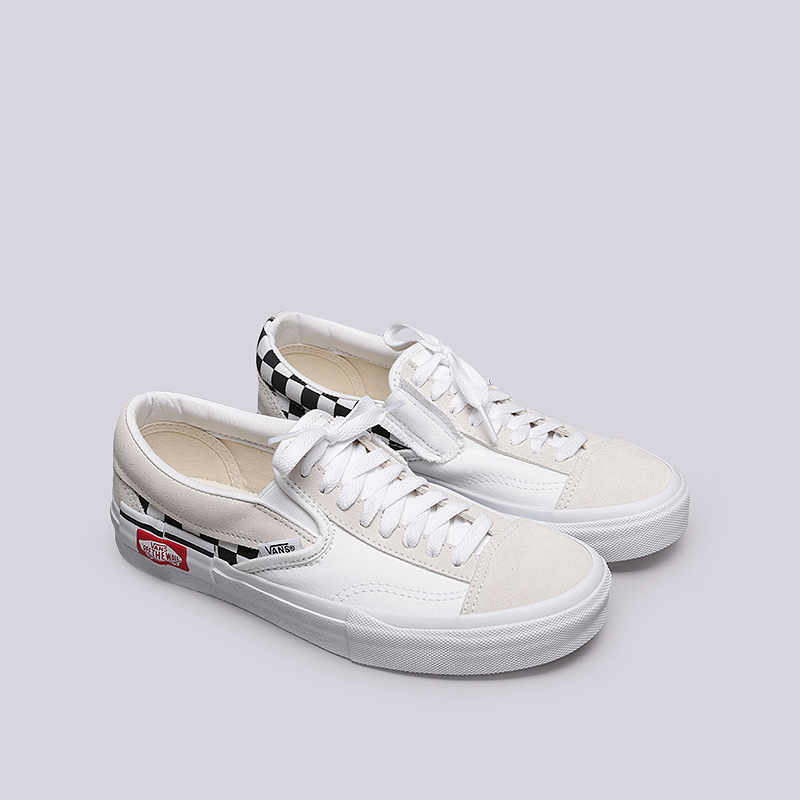 

Кеды Vans, Белый;бежевый;черный, Slip-On Cap