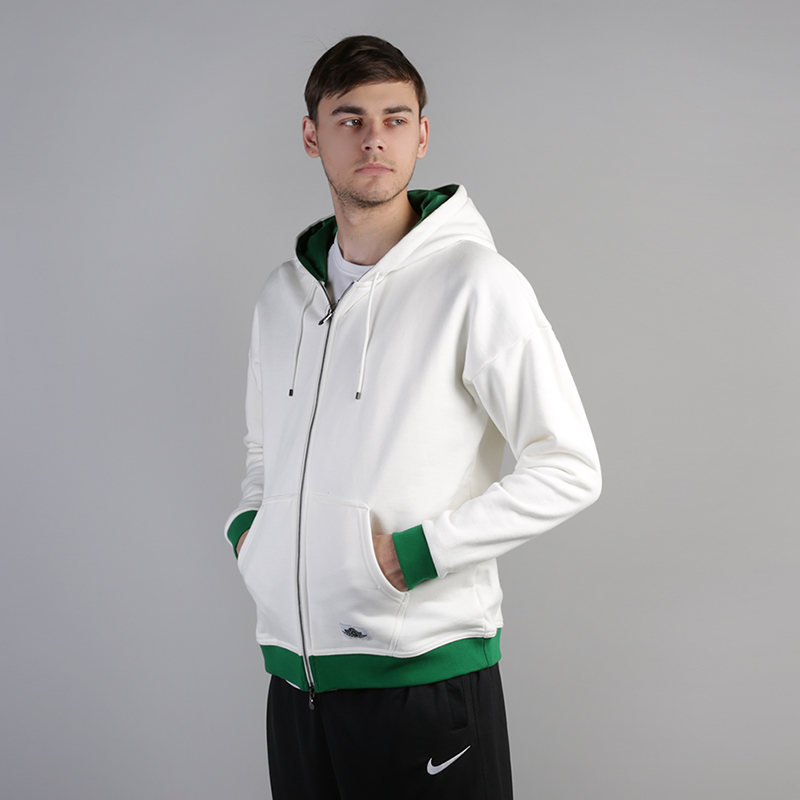 мужская белая толстовка Jordan Wings Classic FZ Hoodie AO0422-108 - цена, описание, фото 2