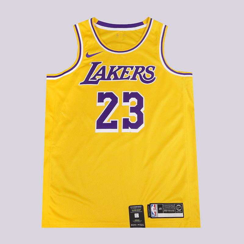 

Майка Nike, LeBron James Icon Edition Swingman, Желтый