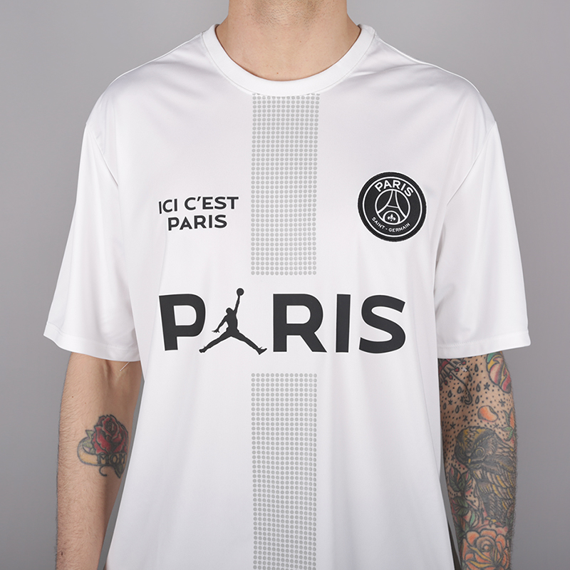 Мужская футболка Jordan PSG Tee (AQ7292-100)  - цена, описание, фото 2