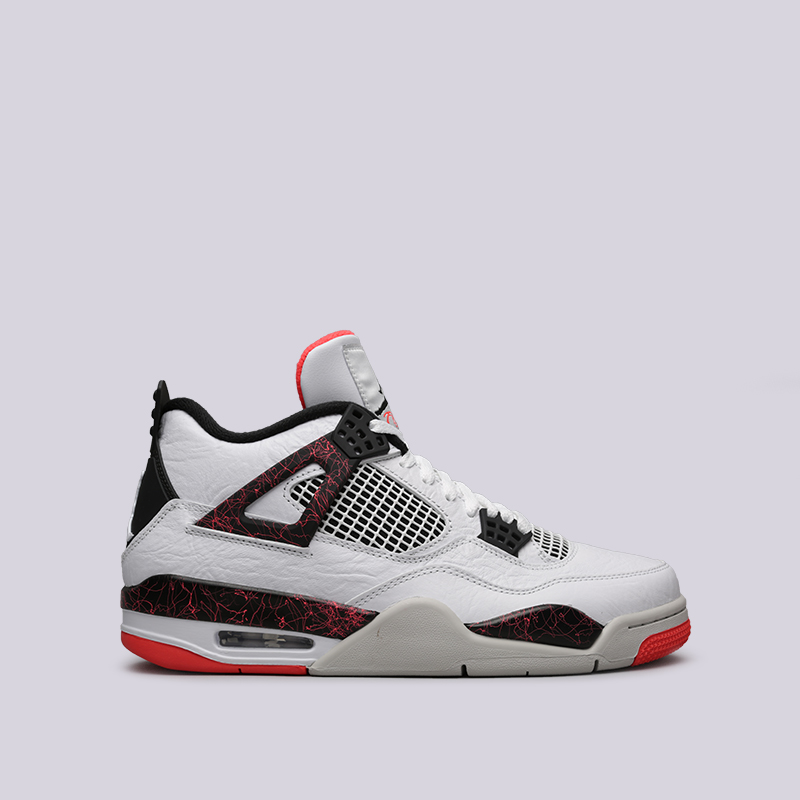 мужские белые кроссовки Jordan 4 Retro 308497-116 - цена, описание, фото 1