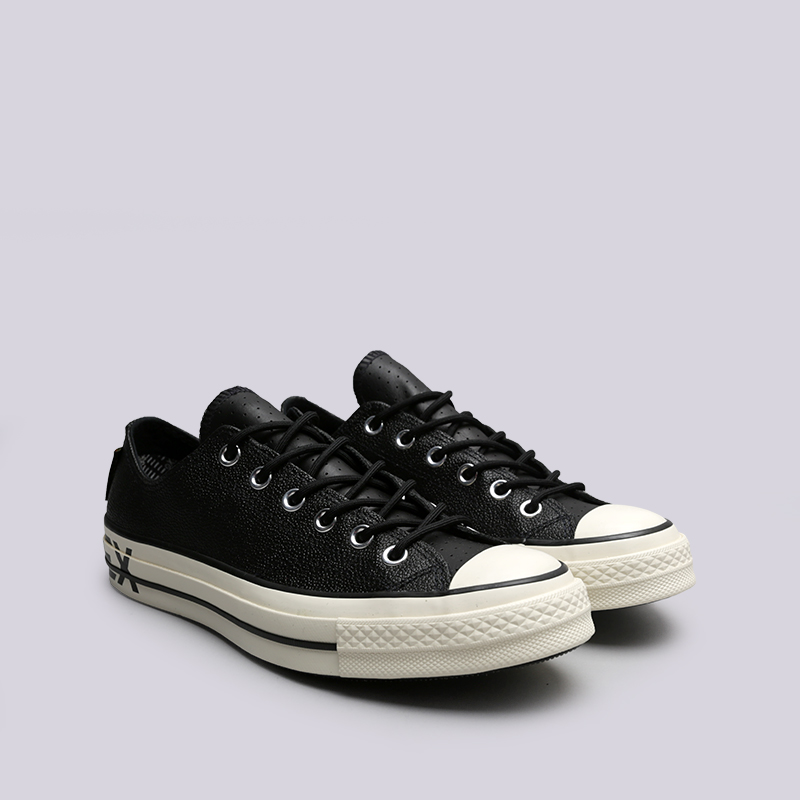 мужские черные кроссовки Converse Chuck 70 OX 163229 - цена, описание, фото 3