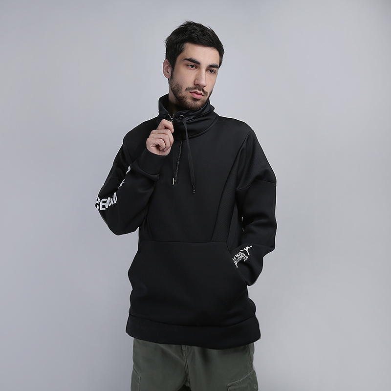 

Толстовка Jordan, Flight Tech Lite 1/4-Zip Top, Черный