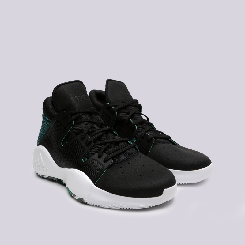 мужские черные баскетбольные кроссовки adidas Pro Vision D96946 - цена, описание, фото 3
