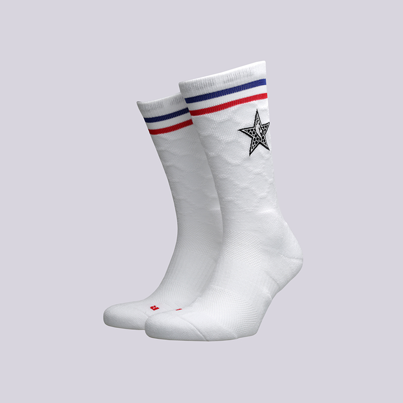 мужские белые носки Jordan PSG Socks SX7411-100 - цена, описание, фото 1