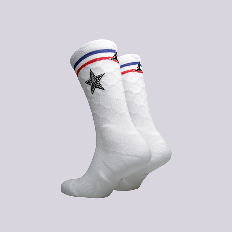 мужские белые носки Jordan PSG Socks SX7411-100 - цена, описание, фото 2