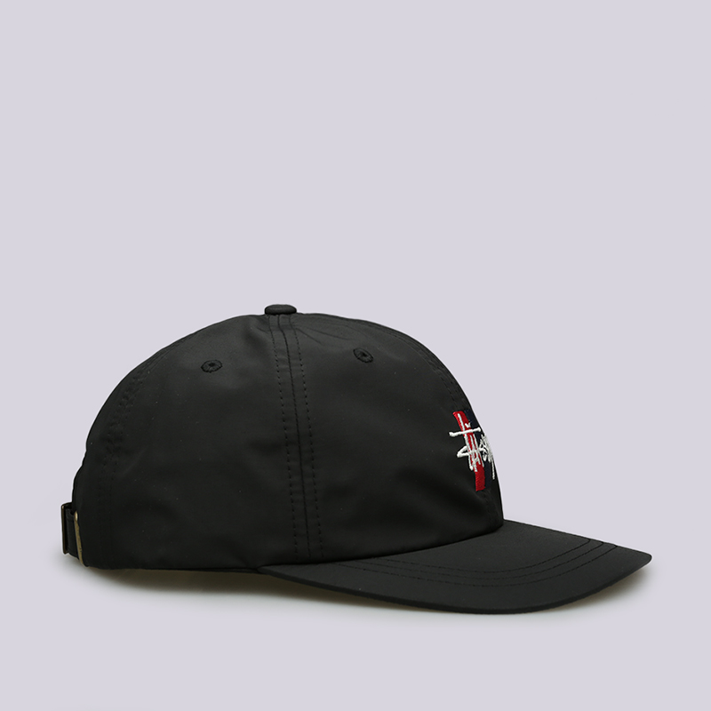  черная кепка Stussy Bars Logo Low Pro 131860-black - цена, описание, фото 2