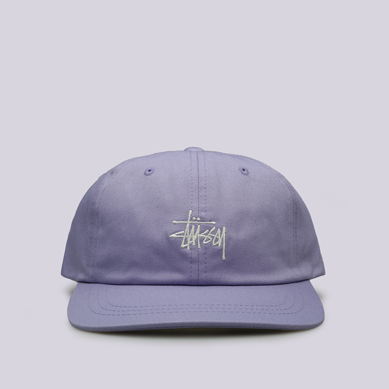  фиолетовая кепка Stussy SP19 Stock Low Pro Cap 131863-lavender - цена, описание, фото 1