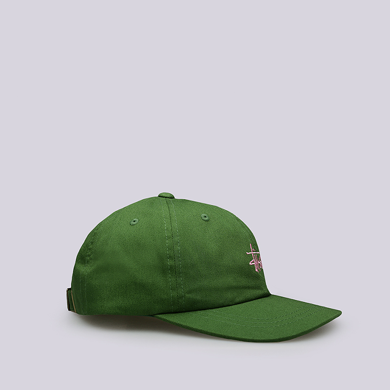  зеленая кепка Stussy SP19 Stock Low Pro Cap 131863-green - цена, описание, фото 2