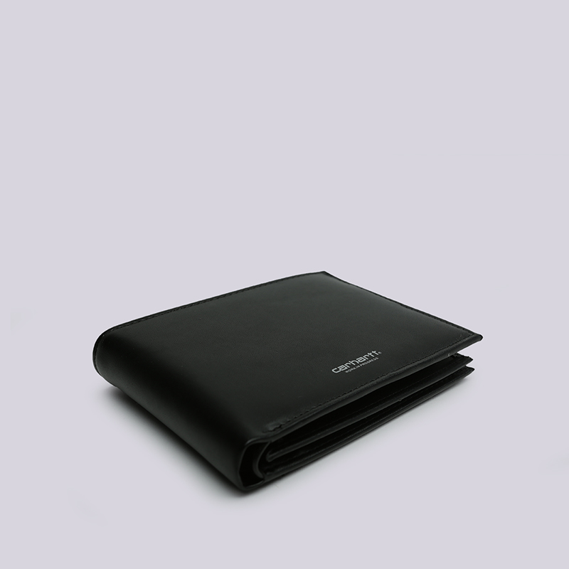 Бумажник Carhartt WIP Leather Rock-It Wallet (i023850-black)  - цена, описание, фото 1