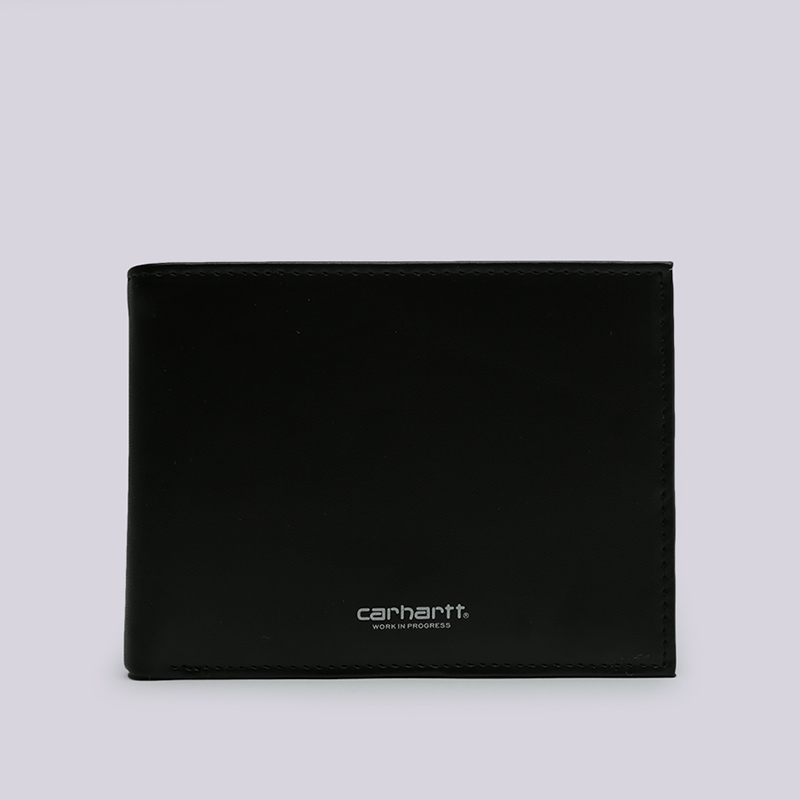 черный бумажник Carhartt WIP Leather Rock-It Wallet i023850-black - цена, описание, фото 2
