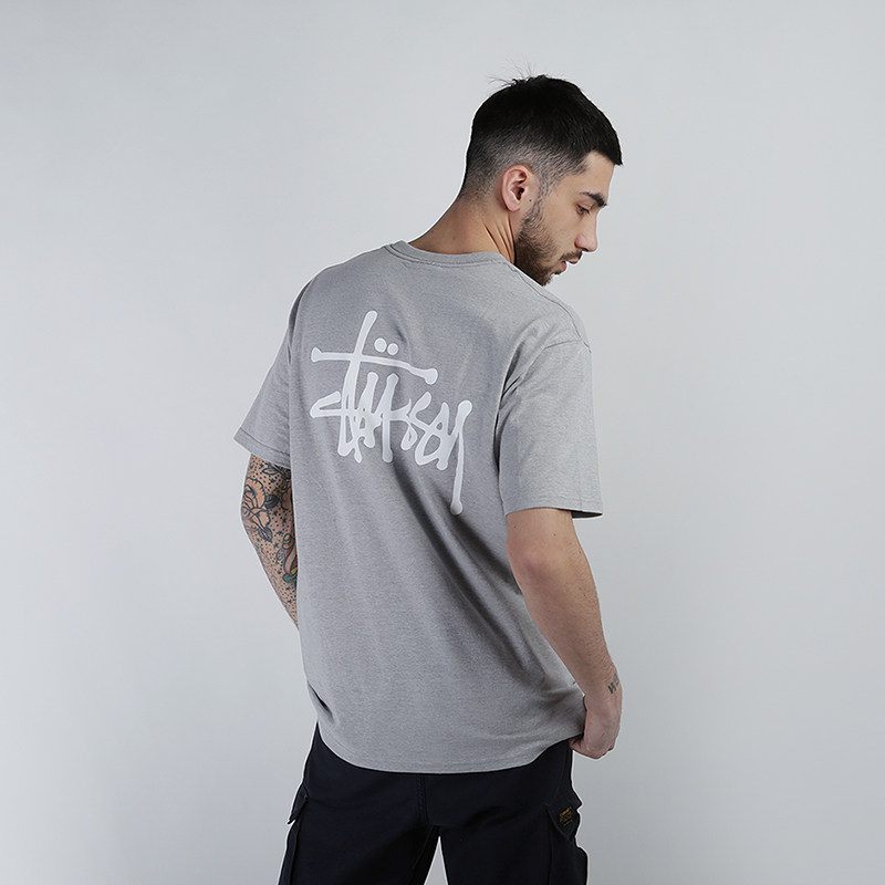 

Футболка Stussy, Basic Stussy Tee, Серый