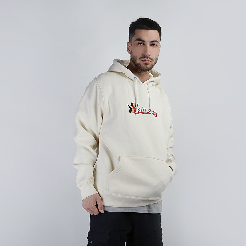 

Толстовка Stussy, 3 Star App. Hood, Бежевый