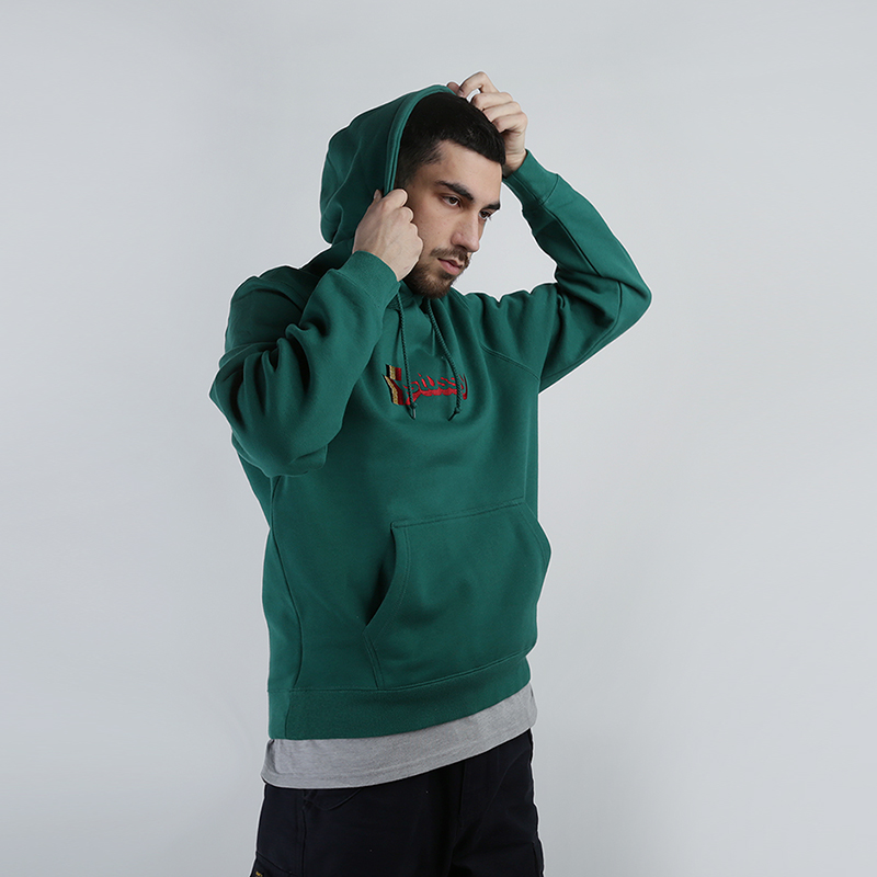 

Толстовка Stussy, 3 Star App. Hood, Зеленый
