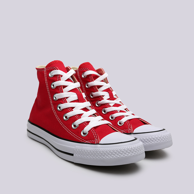  красные кроссовки Converse All Star Hi M9621 - цена, описание, фото 3