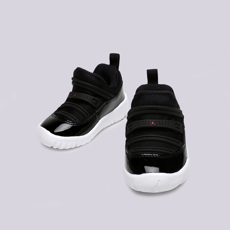 детские черные кроссовки Jordan 11 Retro Little Flex TD BQ7102-002 - цена, описание, фото 4