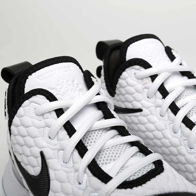  белые кроссовки Nike Lebron Witness III PRM BQ9819-100 - цена, описание, фото 4