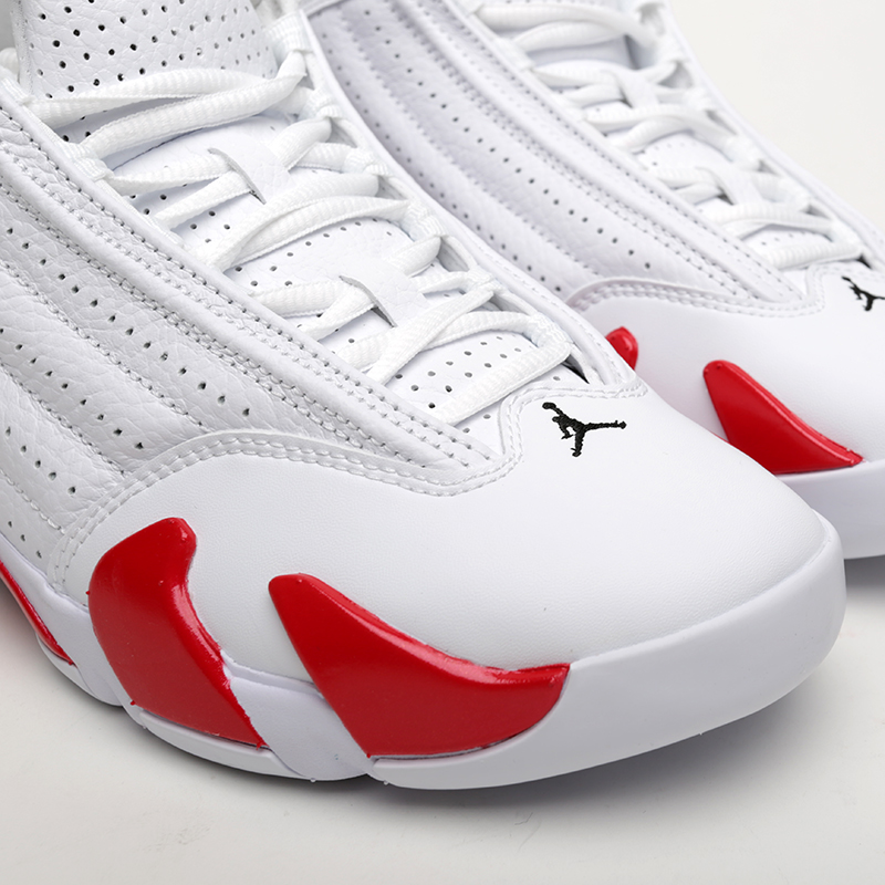 мужские белые кроссовки Jordan 14 Retro 487471-100 - цена, описание, фото 4