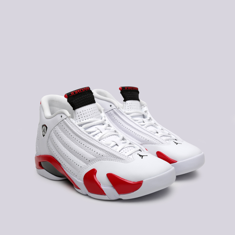 мужские белые кроссовки Jordan 14 Retro 487471-100 - цена, описание, фото 3