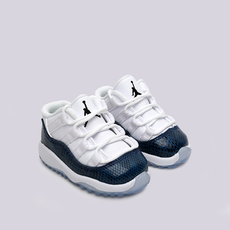 детские белые кроссовки Jordan 11 Retro Low LE (TD) CD6849-102 - цена, описание, фото 2