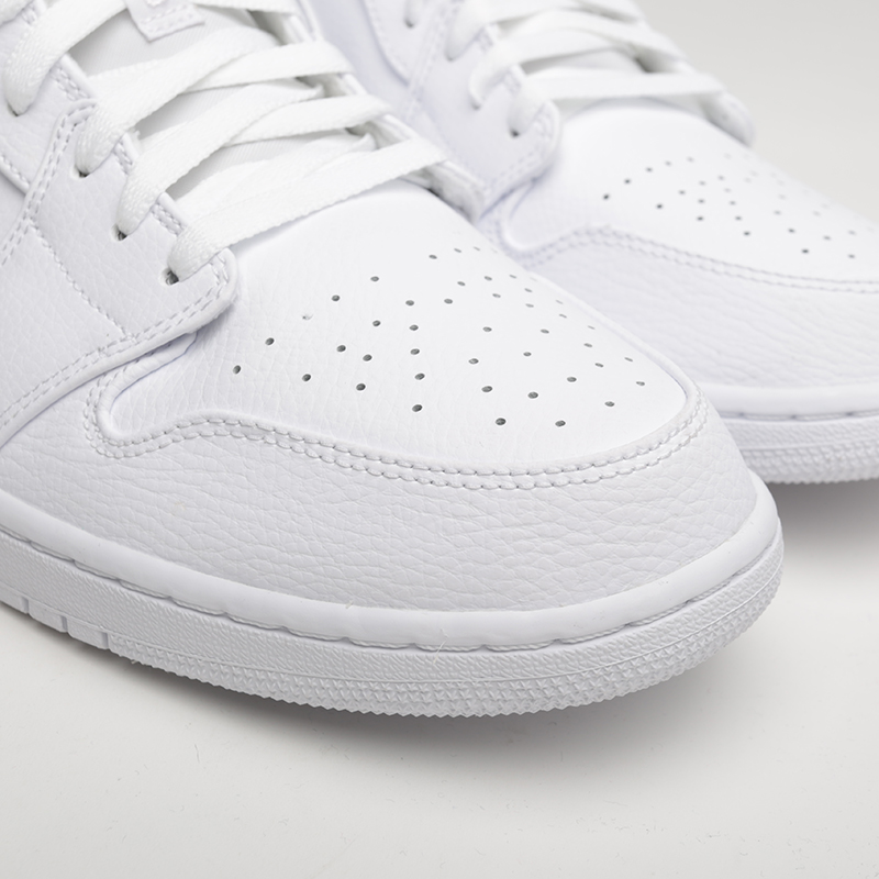 мужские белые кроссовки Jordan 1 Low 553558-112 - цена, описание, фото 4