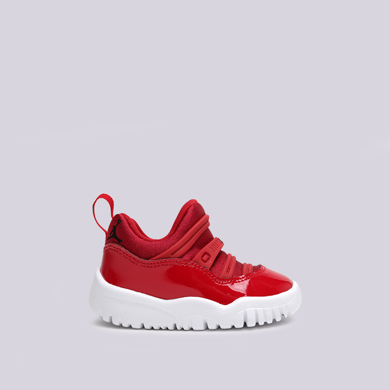 детские красные кроссовки Jordan 11 Retro Little Flex TD BQ7102-623 - цена, описание, фото 1