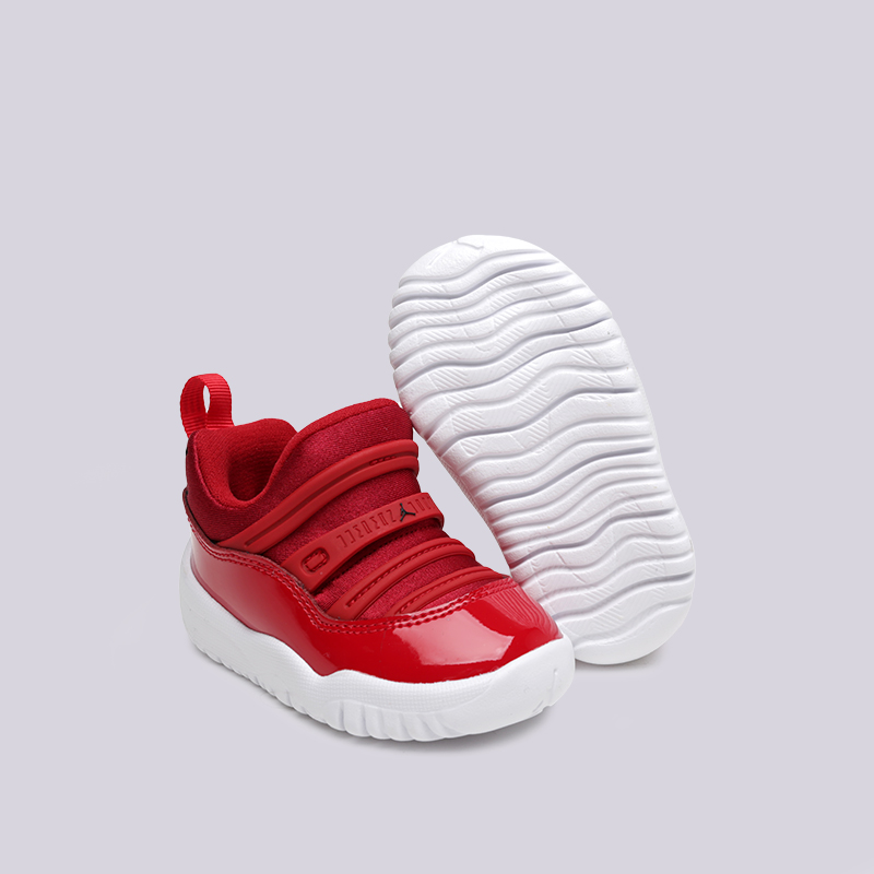 детские красные кроссовки Jordan 11 Retro Little Flex TD BQ7102-623 - цена, описание, фото 2