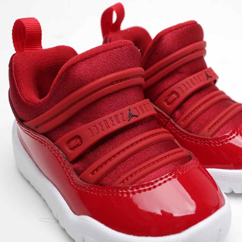 детские красные кроссовки Jordan 11 Retro Little Flex TD BQ7102-623 - цена, описание, фото 5