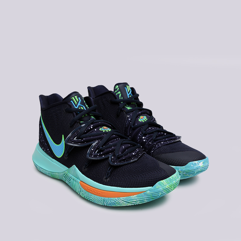 мужские синие баскетбольные кроссовки Nike Kyrie 5 AO2918-400 - цена, описание, фото 3