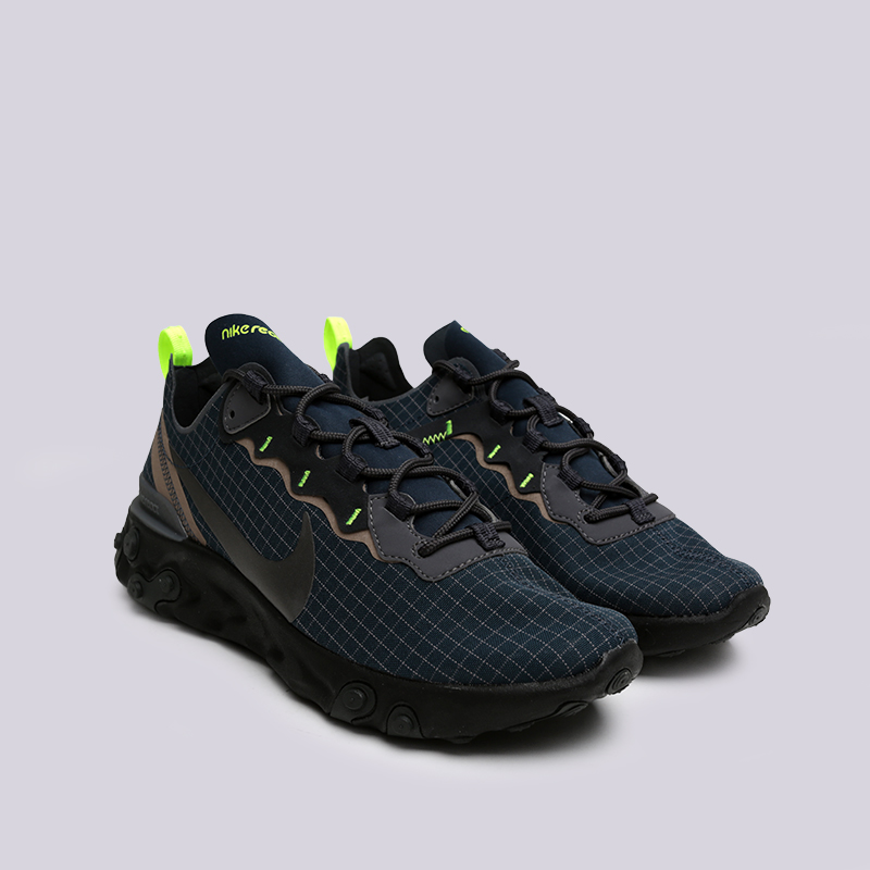 мужские синие кроссовки Nike React Element 55 CD1503-400 - цена, описание, фото 3