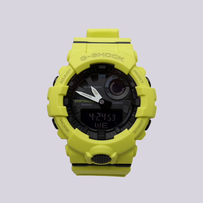  желтые часы Casio G-Shock GBA-800 GBA-800-9A - цена, описание, фото 1