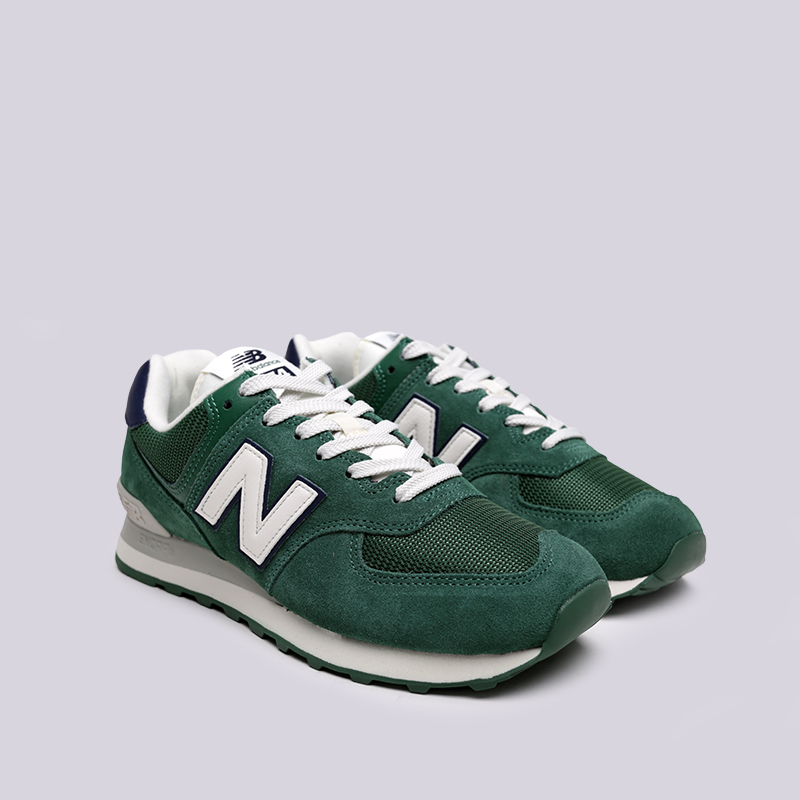 мужские зеленые кроссовки New Balance 574 ML574OBD/D - цена, описание, фото 3