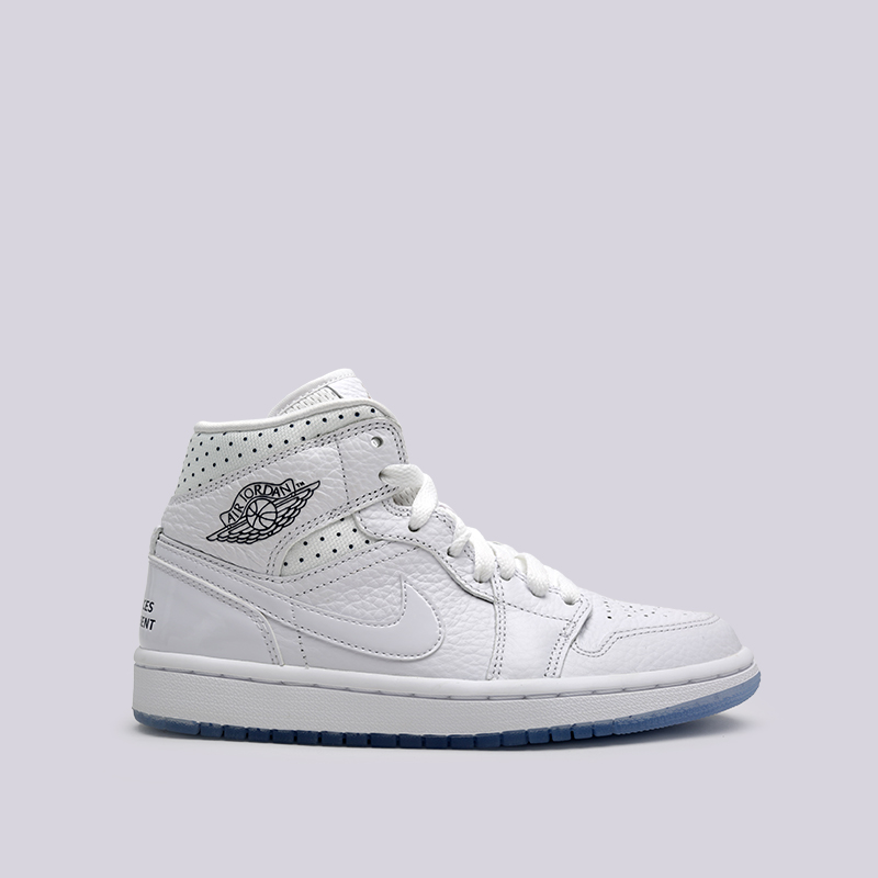 Женские кроссовки Jordan WMNS 1 Mid (CI9100-100)  - цена, описание, фото 1