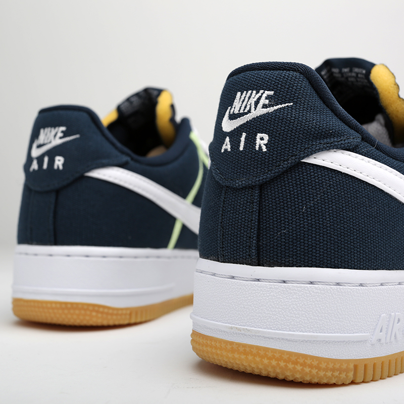 мужские синие кроссовки Nike Air Force 1 '07 PRM CI9349-400 - цена, описание, фото 4