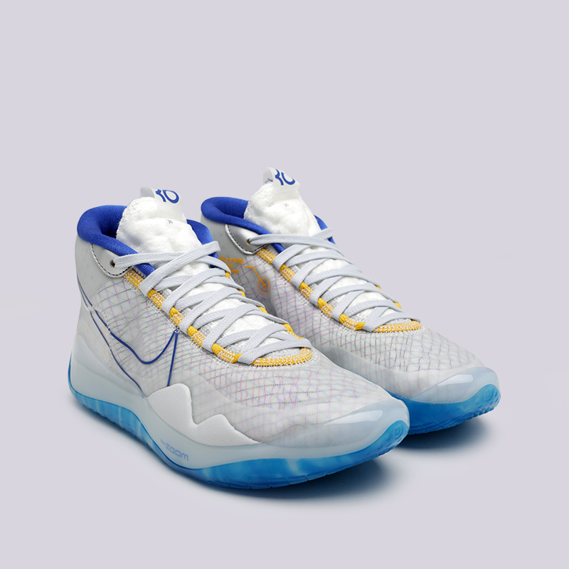мужские белые баскетбольные кроссовки Nike Zoom KD12 AR4229-100 - цена, описание, фото 3