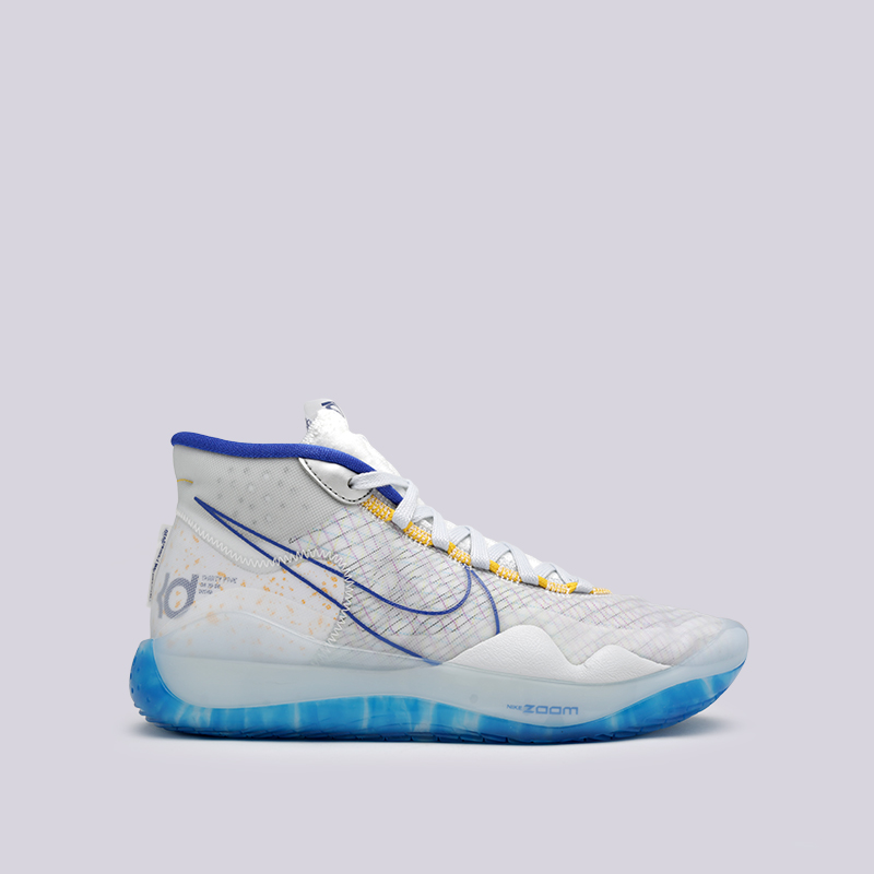 мужские белые баскетбольные кроссовки Nike Zoom KD12 AR4229-100 - цена, описание, фото 1