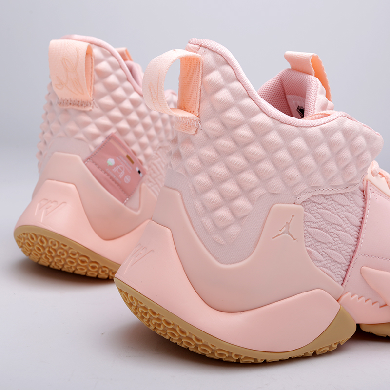 мужские розовые баскетбольные кроссовки Jordan Why Not Zero.2 AO6219-600 - цена, описание, фото 5