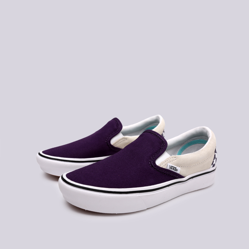  фиолетовые кеды Vans Comfycush Slip VA3WMDVO3M - цена, описание, фото 4