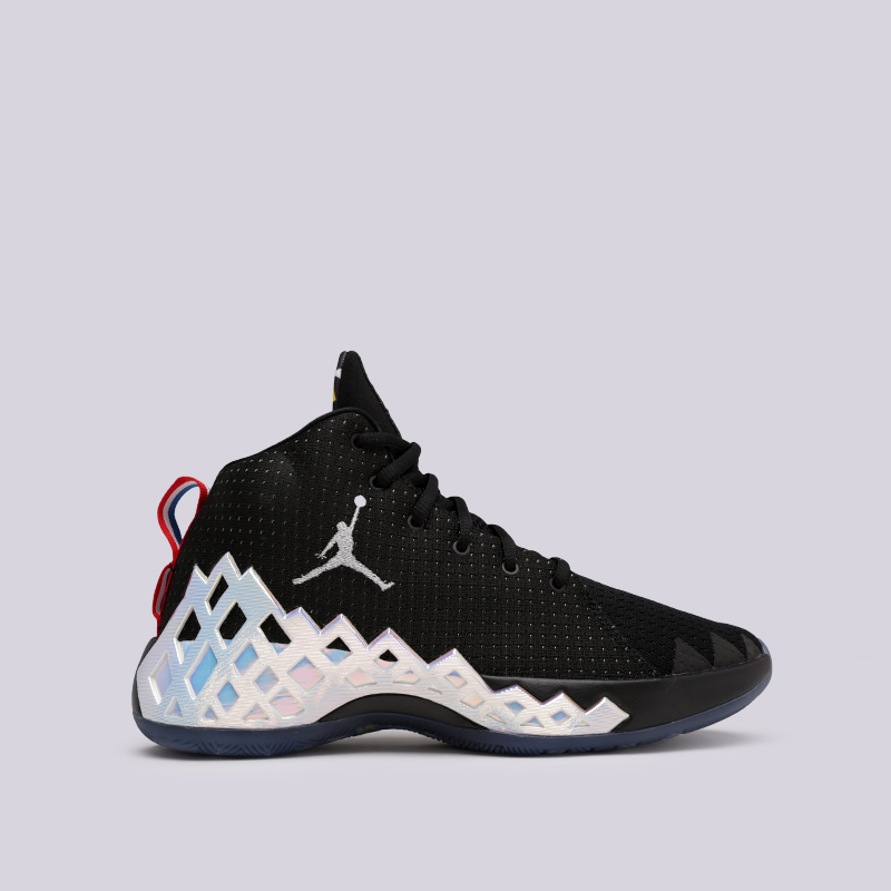 мужские черные баскетбольные кроссовки Jordan Diamond Mid Q54 CJ9692-001 - цена, описание, фото 1