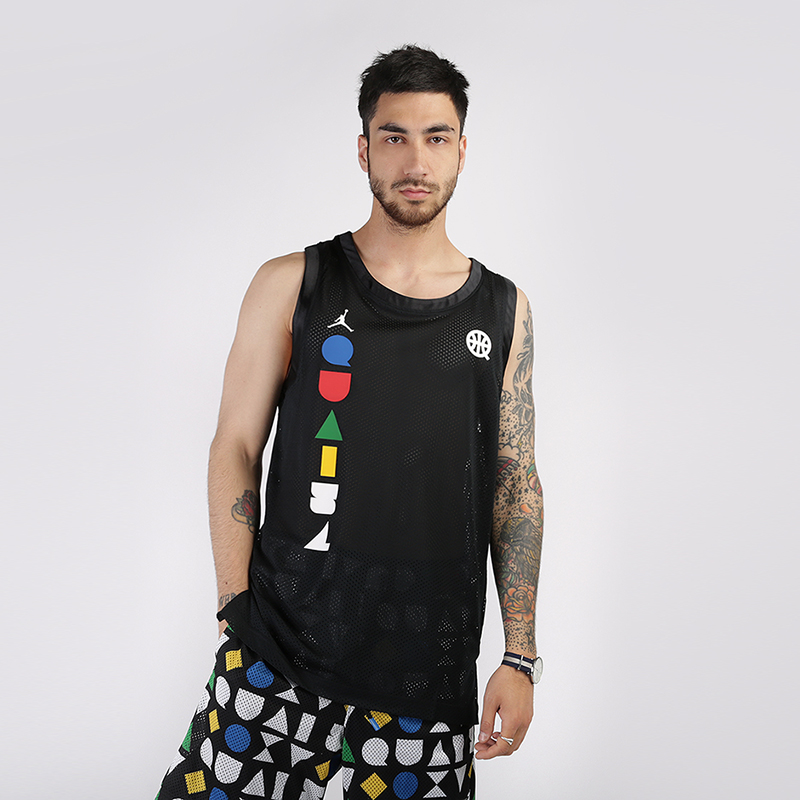 

Майка Jordan, Черный, Quai 54 Jersey