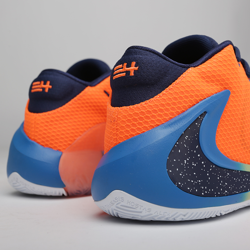 мужские оранжевые баскетбольные кроссовки Nike Zoom Freak 1 BQ5422-800 - цена, описание, фото 4