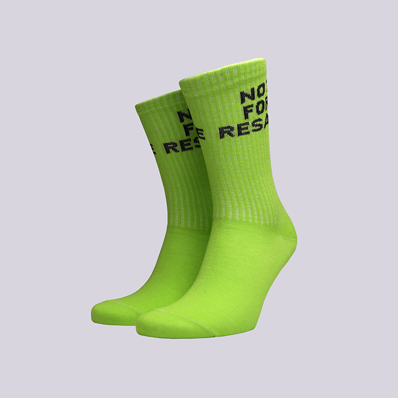 

Носки Sneakerhead, Салатовый, Not For Resale