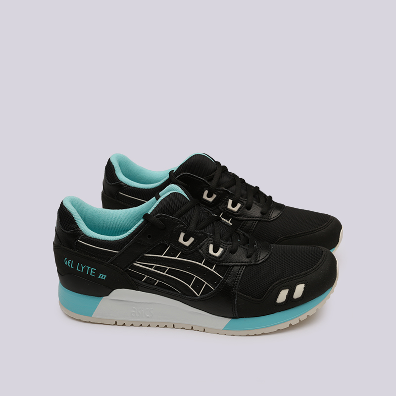 мужские черные кроссовки ASICS Gel-Lyte III 1191A223-001 - цена, описание, фото 3