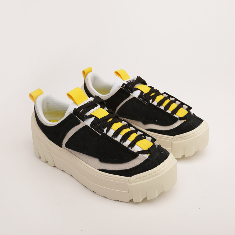

Кроссовки ASICS, Чёрный;бежевый, Chunky Runner LO
