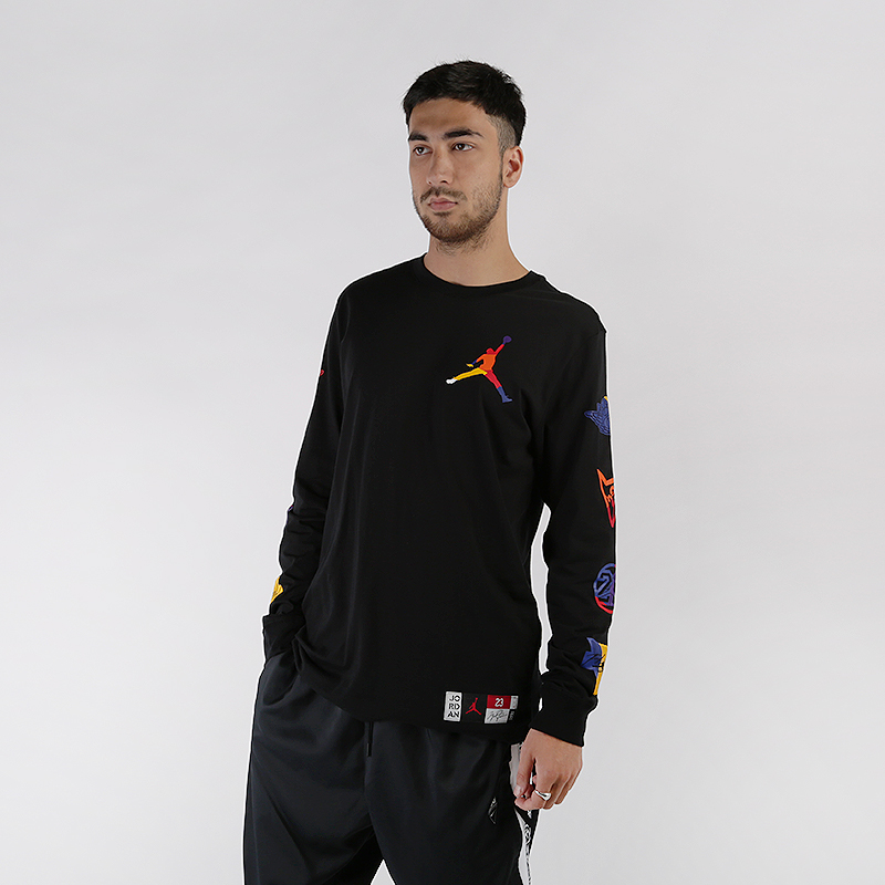 

Лонгслив Jordan, DNA, Чёрный