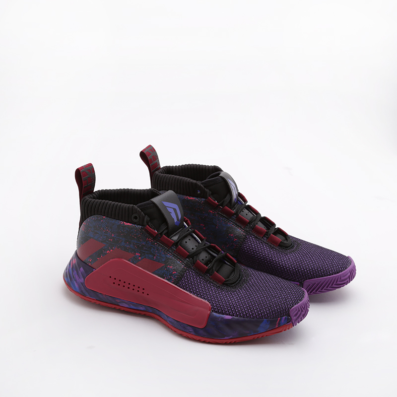 мужские фиолетовые баскетбольные кроссовки adidas Dame 5 G26134 - цена, описание, фото 1