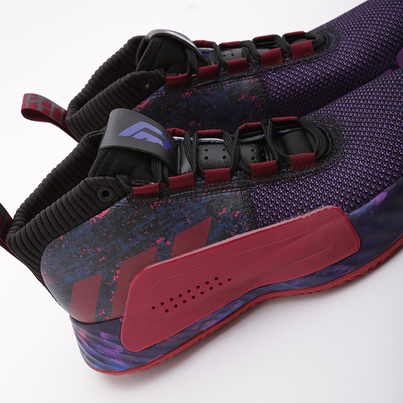 мужские фиолетовые баскетбольные кроссовки adidas Dame 5 G26134 - цена, описание, фото 5