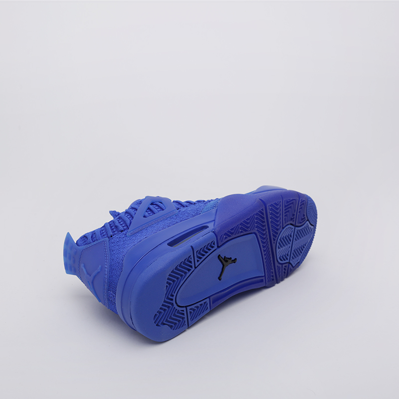 мужские синие кроссовки Jordan 4 Retro Flyknit AQ3559-400 - цена, описание, фото 2