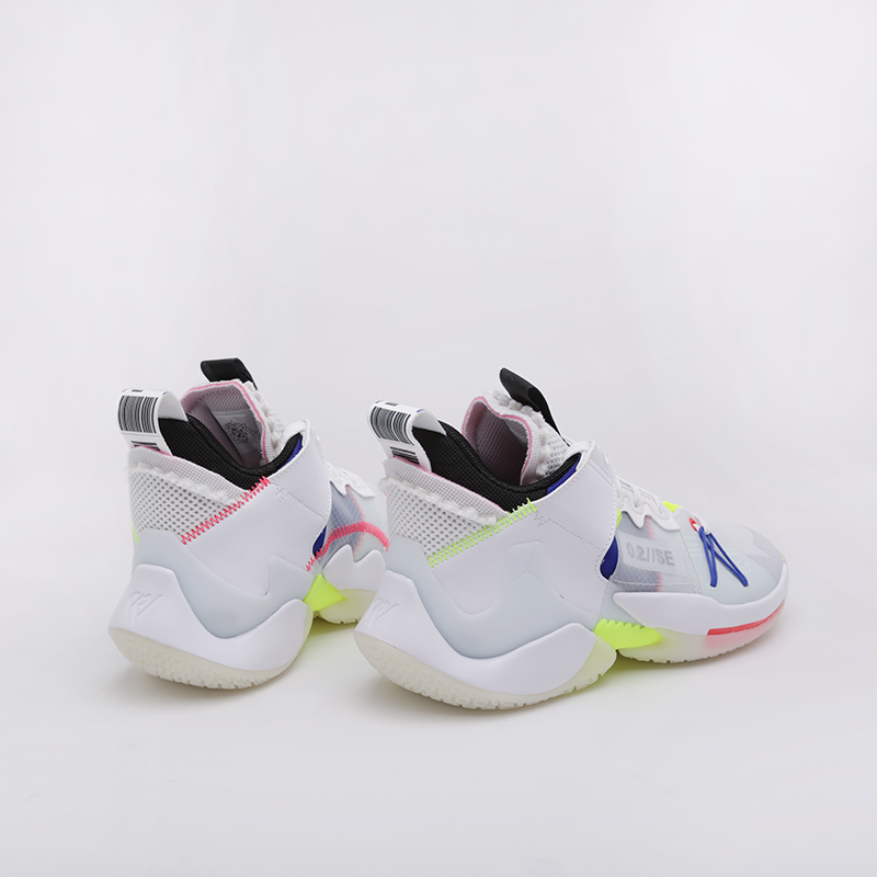 мужские белые баскетбольные кроссовки Jordan Why Not Zero.2 SE AQ3562-100 - цена, описание, фото 2